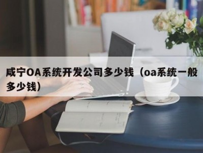 咸宁OA系统开发公司多少钱（oa系统一般多少钱）