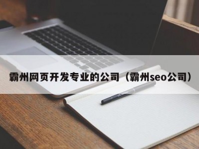 霸州网页开发专业的公司（霸州seo公司）