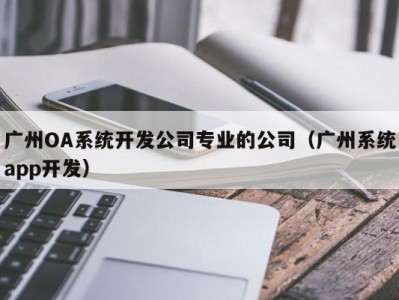 广州OA系统开发公司专业的公司（广州系统app开发）