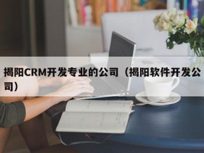 揭阳CRM开发专业的公司（揭阳软件开发公司）